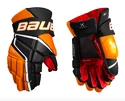 Gants de hockey Bauer Vapor 3X Black/Orange Intermediate