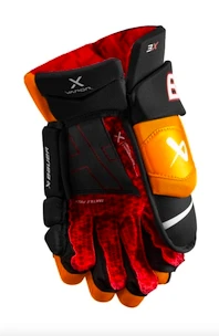 Gants de hockey Bauer Vapor 3X Black/Orange Intermediate