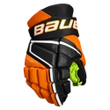 Gants de hockey Bauer Vapor 3X Black/Orange Junior