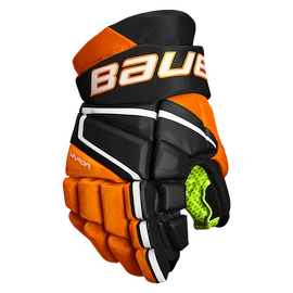 Gants de hockey Bauer Vapor 3X Black/Orange Junior