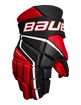 Gants de hockey Bauer Vapor 3X Black/Red Intermediate