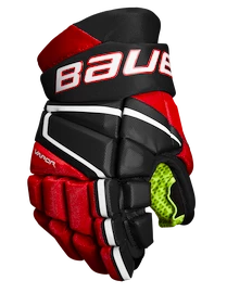 Gants de hockey Bauer Vapor 3X Black/Red Junior