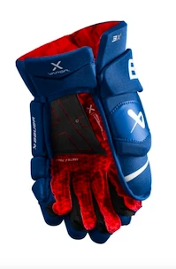 Gants de hockey Bauer Vapor 3X Blue Intermediate