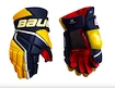 Gants de hockey Bauer Vapor 3X Navy/Gold Intermediate