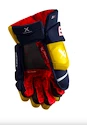 Gants de hockey Bauer Vapor 3X Navy/Gold Intermediate