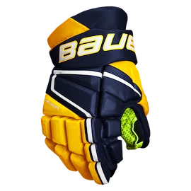 Gants de hockey Bauer Vapor 3X Navy/Gold Junior