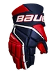 Gants de hockey Bauer Vapor 3X Navy/Red/White Intermediate