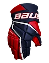 Gants de hockey Bauer Vapor 3X Navy/Red/White Intermediate