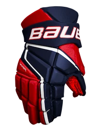 Gants de hockey Bauer Vapor 3X Navy/Red/White Intermediate