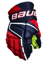 Gants de hockey Bauer Vapor 3X Navy/Red/White Junior