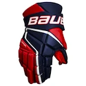 Gants de hockey Bauer Vapor 3X Navy/Red/White Senior 14 pouces