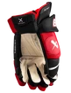 Gants de hockey Bauer Vapor 3X PRO Black/Red Intermediate