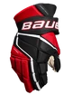 Gants de hockey Bauer Vapor 3X PRO Black/Red Intermediate