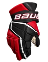 Gants de hockey Bauer Vapor 3X PRO Black/Red Intermediate