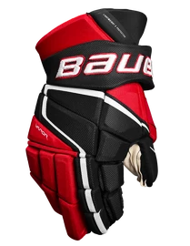 Gants de hockey Bauer Vapor 3X PRO Black/Red Intermediate