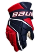 Gants de hockey Bauer Vapor 3X PRO Navy/Red/White Intermediate