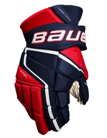 Gants de hockey Bauer Vapor 3X PRO Navy/Red/White Intermediate