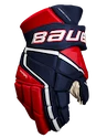 Gants de hockey Bauer Vapor 3X PRO Navy/Red/White Senior 15 pouces