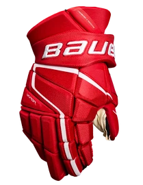 Gants de hockey Bauer Vapor 3X PRO Red Senior