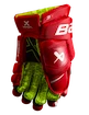 Gants de hockey Bauer Vapor 3X Red Junior