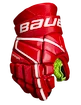 Gants de hockey Bauer Vapor 3X Red Junior