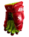 Gants de hockey Bauer Vapor 3X Red Junior