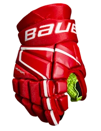 Gants de hockey Bauer Vapor 3X Red Junior