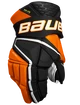 Gants de hockey Bauer Vapor Hyperlite Black/Orange Intermediate