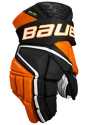 Gants de hockey Bauer Vapor Hyperlite Black/Orange Intermediate