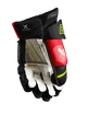 Gants de hockey Bauer Vapor Hyperlite Black/Red/Green Intermediate