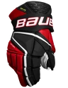 Gants de hockey Bauer Vapor Hyperlite black/red Intermediate