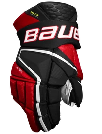 Gants de hockey Bauer Vapor Hyperlite black/red Intermediate