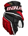 Gants de hockey Bauer Vapor Hyperlite Black/Red Junior