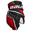 Gants de hockey Bauer Vapor Hyperlite Black/Red Senior 15 pouces