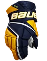 Gants de hockey Bauer Vapor Hyperlite Navy/Gold Intermediate