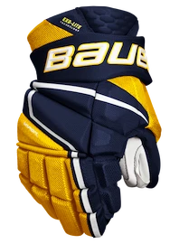 Gants de hockey Bauer Vapor Hyperlite Navy/Gold Junior