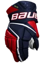 Gants de hockey Bauer Vapor Hyperlite navy/red/white Intermediate