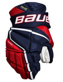 Gants de hockey Bauer Vapor Hyperlite Navy/Red/White Junior