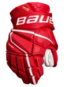 Gants de hockey Bauer Vapor Hyperlite Red Junior