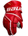 Gants de hockey Bauer Vapor Hyperlite Red Senior