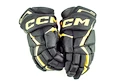 Gants de hockey CCM JetSpeed FT6 Black/Sunflower Junior 10 pouces