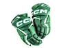 Gants de hockey CCM JetSpeed FT6 Dark Green/White Junior 11 pouces