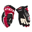 Gants de hockey CCM JetSpeed FT6 Pro Black/Red/White Junior 11 pouces