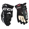 Gants de hockey CCM JetSpeed FT6 Pro Black/White Junior 11 pouces