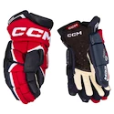 Gants de hockey CCM JetSpeed FT6 Pro Navy/Red/White Junior 12 pouces