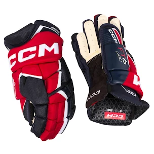 Gants de hockey CCM JetSpeed FT6 Pro Navy/Red/White Senior 13 pouces