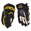 Gants de hockey CCM JetSpeed FT680 Black/Sunflower Junior 12 pouces