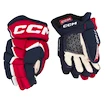 Gants de hockey CCM JetSpeed FT680 Navy/Red/White Junior 11 pouces