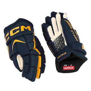 Gants de hockey CCM JetSpeed FT680 Navy/Sunflower Junior