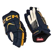 Gants de hockey CCM JetSpeed FT680 Navy/Sunflower Senior